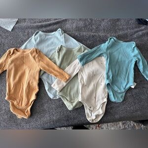 5-Pack Cloud Island Long Sleeve Onesies